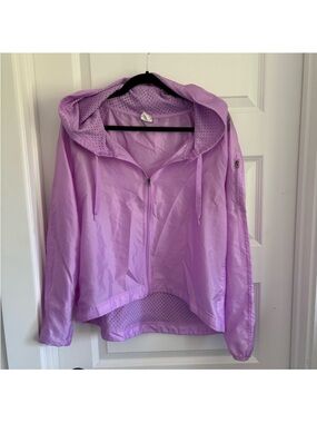Champion Lavender Hooded Windbreaker